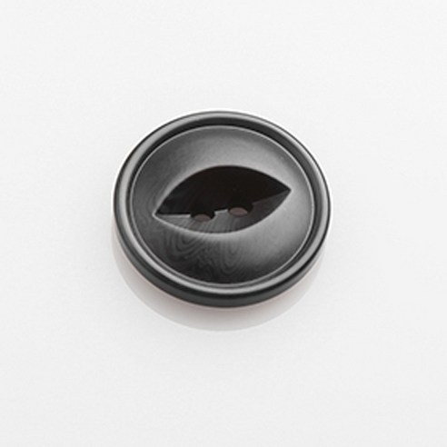 HR빅버튼 제이 단추 21mm, 블랙, 8개입