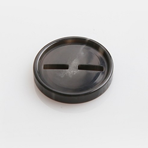HR빅버튼 어클락 단추 18mm, 블랙, 12개입