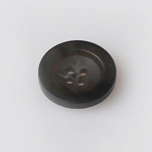 HR빅버튼 텔미 무광 단추 15mm, 다크그레이, 4개입