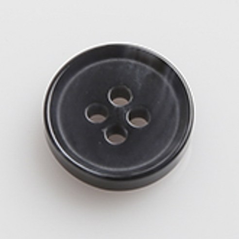 HR빅버튼 옥스포드유광 단추 15mm, 네이비, 12개