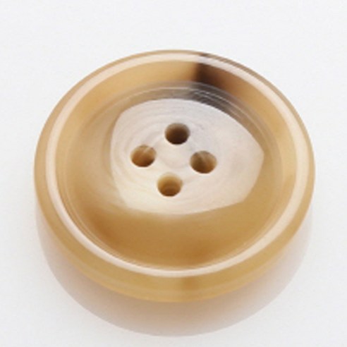 HR빅버튼 호동 단추 21mm, 라이트베이지, 4개입