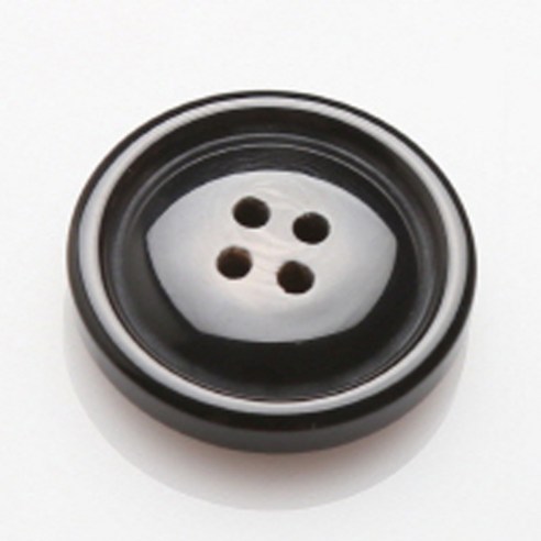 HR빅버튼 호동 단추 21mm, 블랙, 12개입