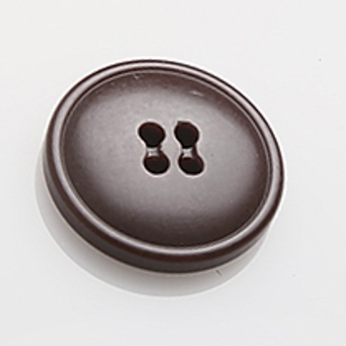 HR빅버튼 디테 단추 25mm, 다크브라운, 4개입