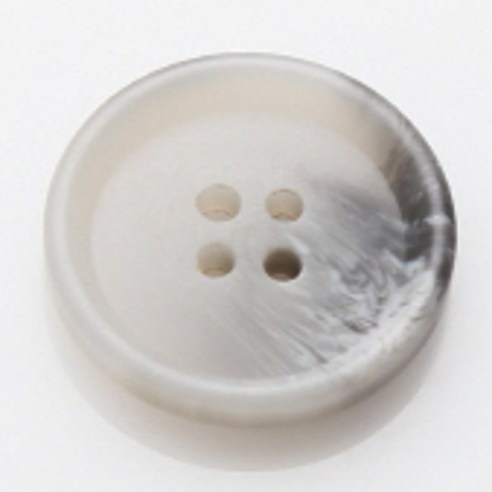 HR빅버튼 아이젠 무광 단추 21mm, 그레이, 4개입