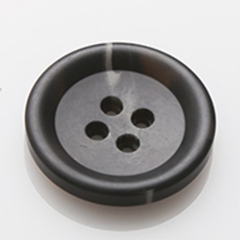 HR빅버튼 메신져 단추 15mm, 블랙, 4개입