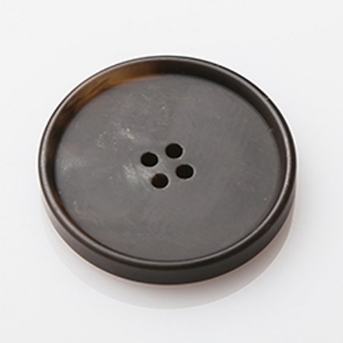 HR빅버튼 스텝 무광 단추 28mm, 다크브라운, 8개입