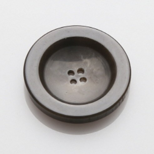 HR빅버튼 텔미 단추 30mm, 진브라운, 4개입