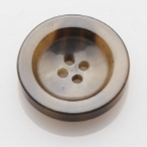 HR빅버튼 텔미 단추 18mm, 연브라운, 8개입