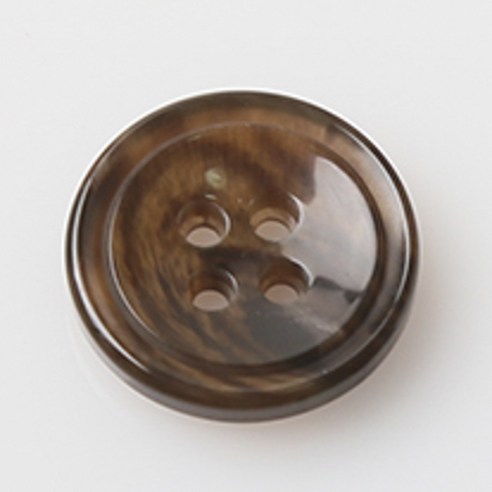 HR빅버튼 쿠바 단추 18mm, 라이트브라운, 8개입