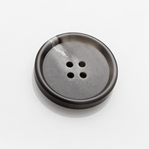 HR빅버튼 포멀 무광 단추 23mm, 블랙, 8개입