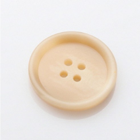 HR빅버튼 워킹 무광 단추 15mm, 라이트베이지, 8개입