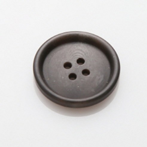HR빅버튼 워킹 무광 단추 25mm, 브라운, 8개입