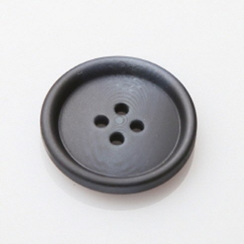 HR빅버튼 워킹 무광 단추 21mm, 블랙, 8개입