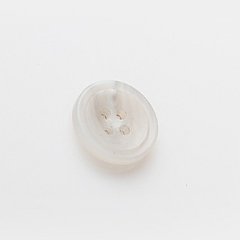 HR빅버튼 쿠바 무광 단추 15mm, 그레이, 12개입