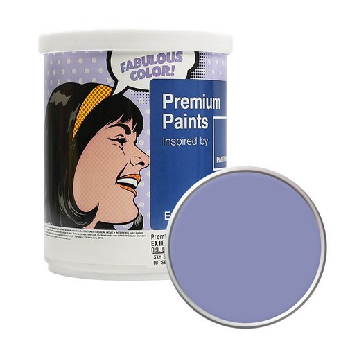 노루페인트 팬톤 외부용 실외 저광페인트 1L, 17-3925 Persian Violet