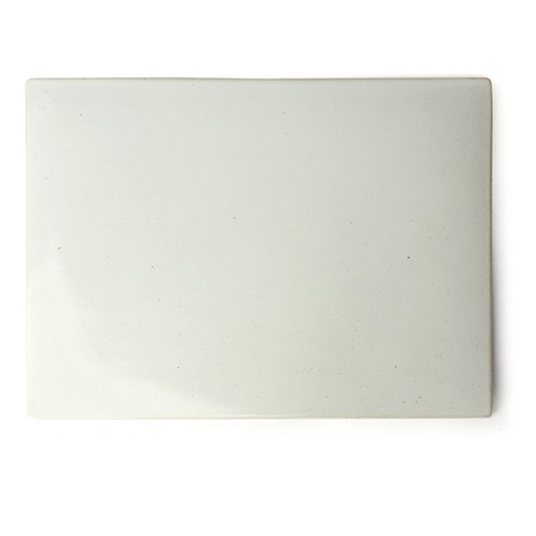 무경도자기 테이블 매트, 화이트, 가로 40cm x 세로 29cm