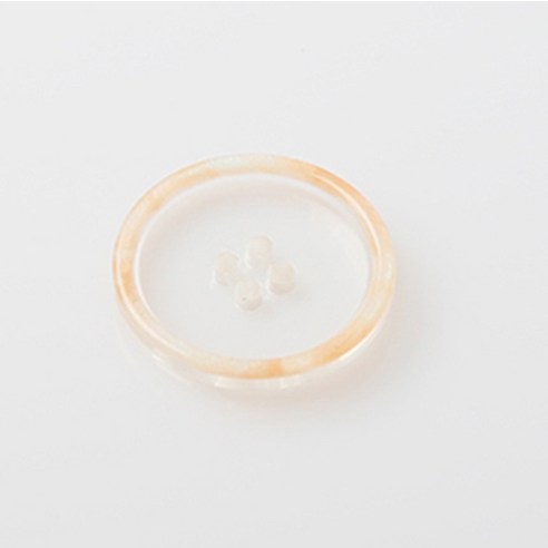 HR빅버튼 보라카이 단추 25mm, 베이지, 4개입