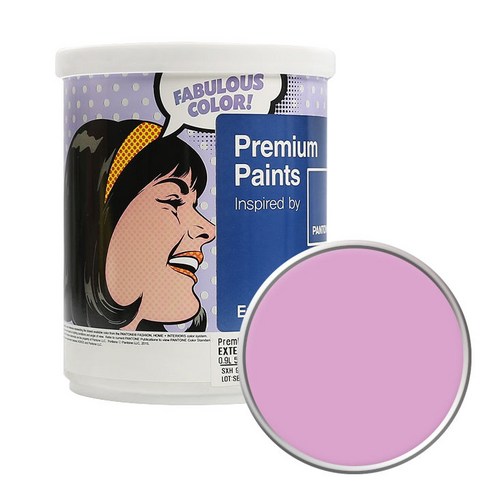 노루페인트 팬톤 외부용 실외 저광 페인트 1L, 14-3209 Pastel Lavender