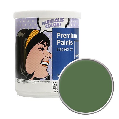 노루페인트 팬톤 외부용 실외페인트 1L 저광, 18-0117 Vineyard Green