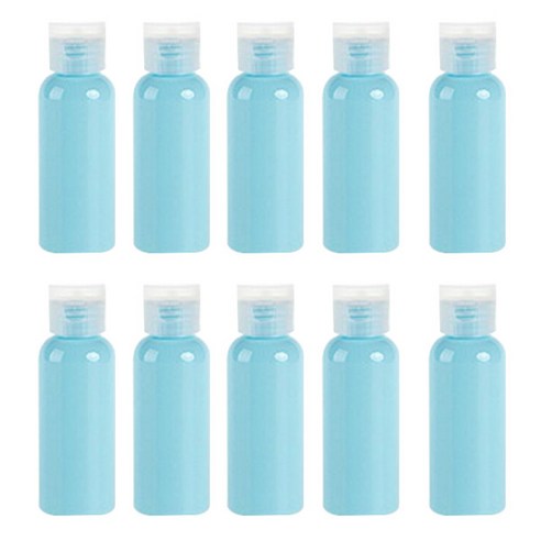 더자카 큐티컬러 다용도 공병 50ml, 10개입, 라이트블루