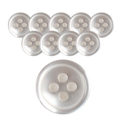 동화상가몰 DY와이셔츠 단추4 요크 13mm, LGY, 10개입