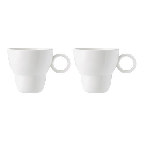 보울보울 국산 볼볼오리진 머그컵 380ml, 밀크화이트, 2개입