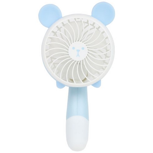 포포팬시 안전한 접이식 휴대용 선풍기 마우스, YPB-7130, 블루