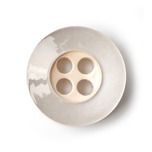 동화상가몰 이중쎄무테 단추 10mm, 베이지, 15개입