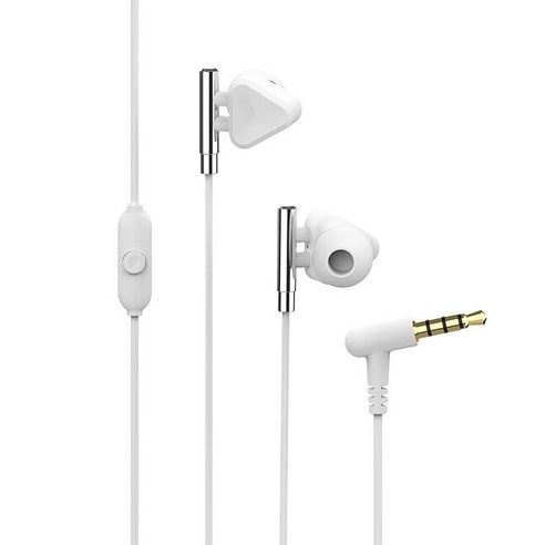WK 와이어 컨트롤 뮤직 이어폰, WI-380, 화이트