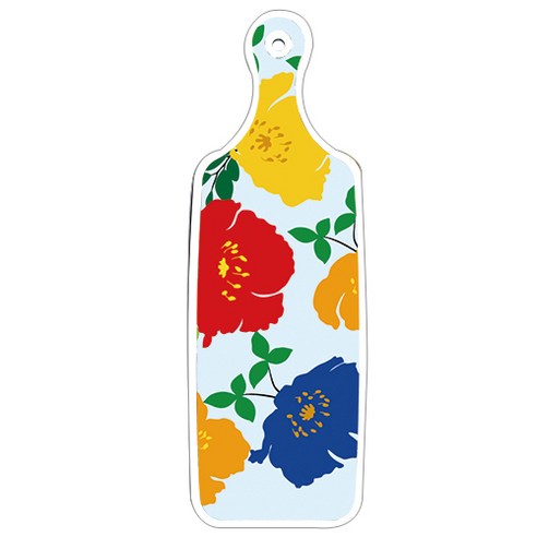 로엠디자인 양면 디자인 서빙도마 보드, 화단 + 국화블루옥색, 1개