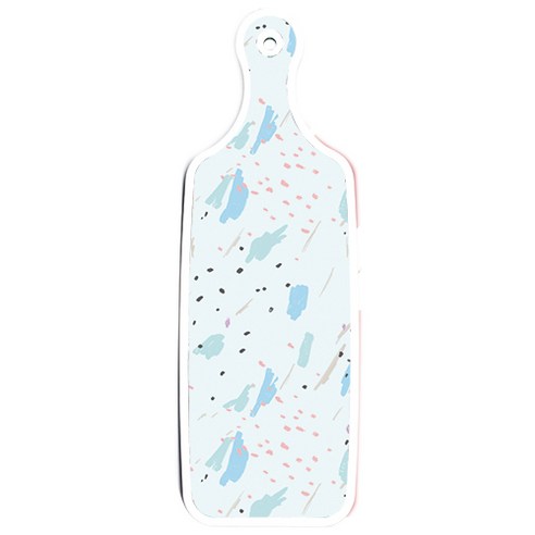 로엠디자인 양면 디자인 서빙도마, 미트레드 + 자국옥색, 1개