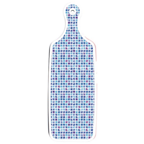 로엠디자인 양면 디자인 서빙도마, 미트레드 + 블루타일, 1개