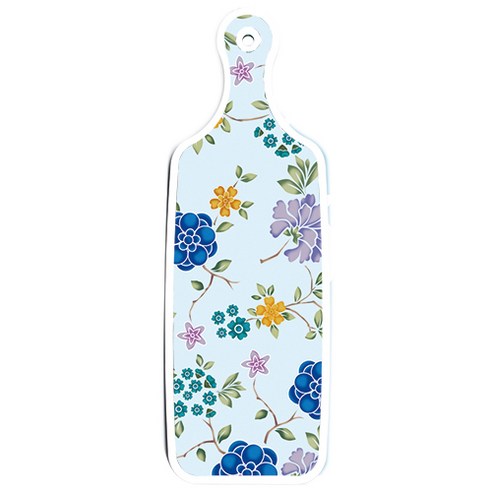 로엠디자인 양면 디자인 서빙도마, 피쉬블루 + 로맨틱블루floral비색, 1개