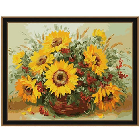 아이러브페인팅 DIY 명화그리기 40 x 50 cm, 8개의 태양, 1개