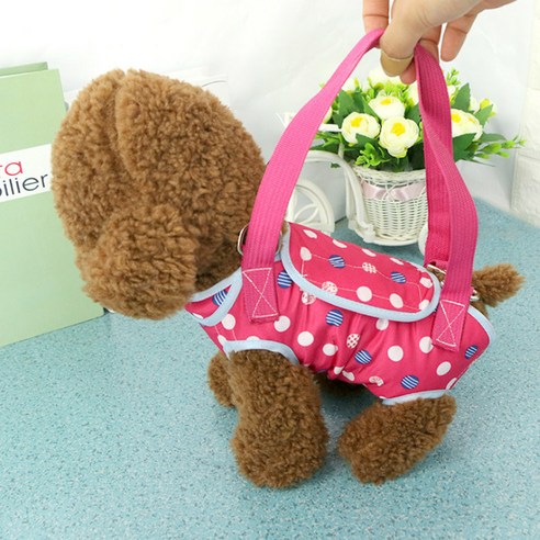 펫나인 반려동물 캐주얼 휴대용 운반가방, 핑크