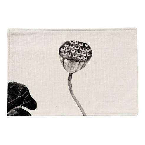 스토어33 동양화 키친 린넨 테이블매트, G, 44 x 28 cm