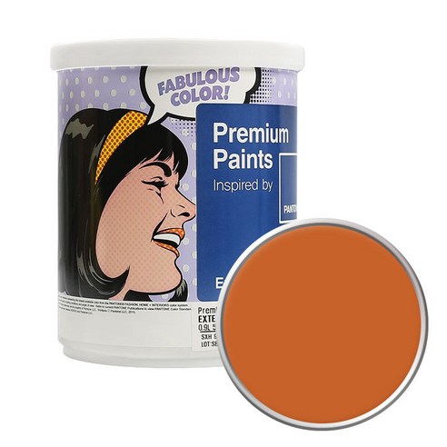 노루페인트 팬톤 외부용 실외페인트 무광 1L, 16-1448 Burnt Orange, 1개