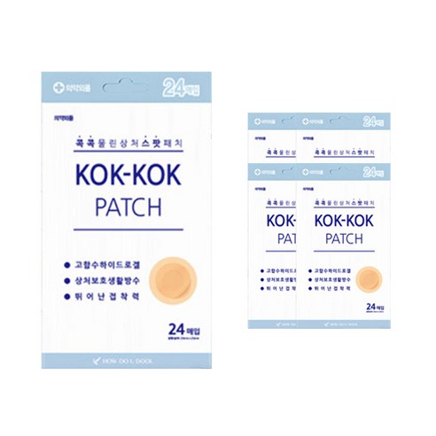 하우두유둘 콕콕 밴드 패치 24p, 5개