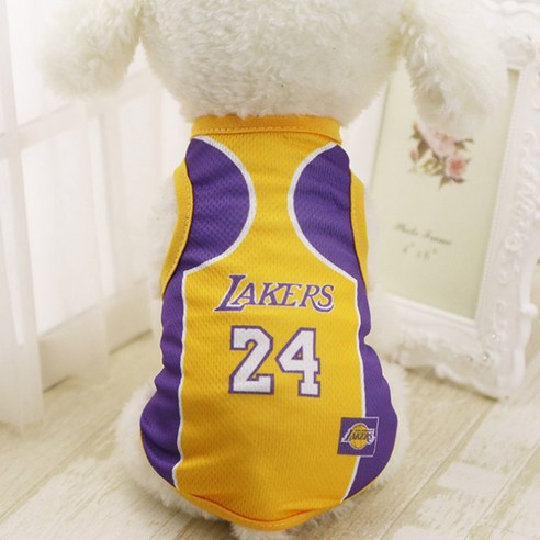 AnTs 바스켓 강아지 조끼, LAKERS