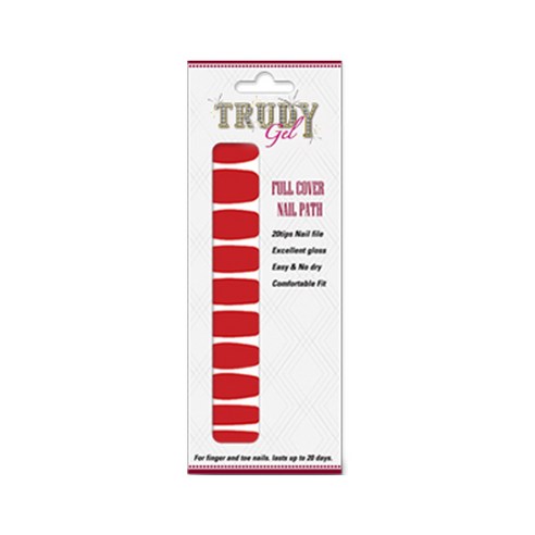굿드림 트루디 젤네일 스티커 20p + 버퍼, T-U05 더레드, 1세트