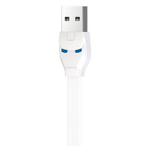 HOCO U14 2in1 APPLE 8PIN Micro 5PIN 고속충전 케이블, WHITE, 1개