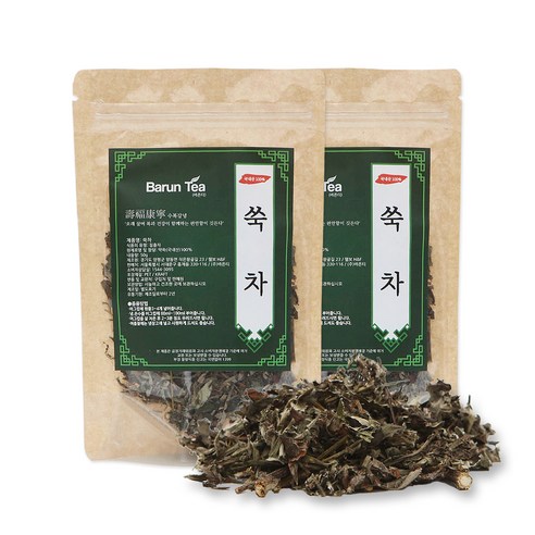 바른티 국내산 쑥차, 20g, 2개
