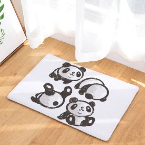노랜드 Racoon and Panda Style 다용도 발매트, 13
