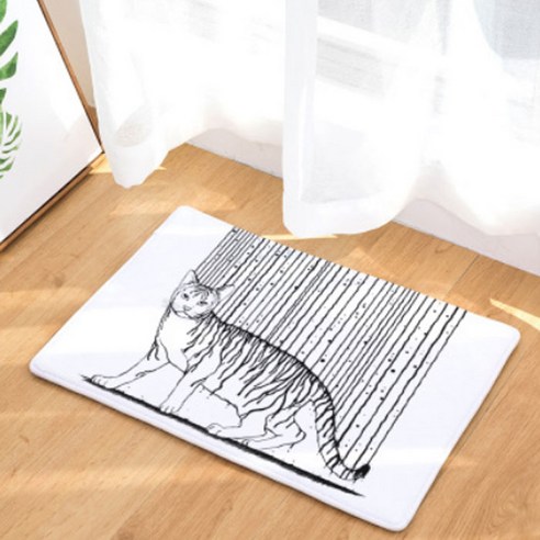 노랜드 A pen line Animal 다용도 발매트, 5