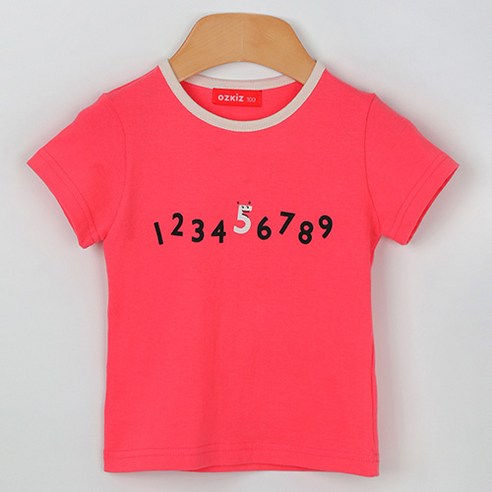 오즈키즈 키즈용 숫자놀이 티셔츠