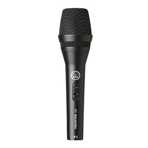AKG 보컬용 유선마이크 블랙, P3 S