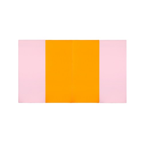 퍼니존 퍼니테라피 베이비핑크 비비드 시리즈6 영유아 폴더매트, 베이비핑크 + 오렌지 + 오렌지 + 베이비핑크