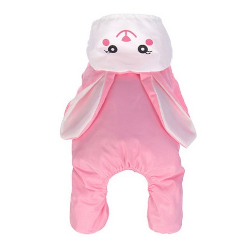 앤티스 반려동물 동물캐릭터 우비, 분홍토끼