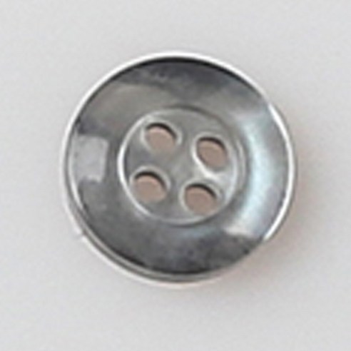 HR빅버튼 금잔화 단추 10mm, 그레이, 12개입