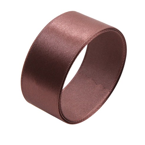 봄91 공단리본 50yard 25mm, 44 밤색